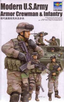 Modern U.S. Army Armor Crewman &amp; Infantry детальное изображение Фигуры 1/35 Фигуры