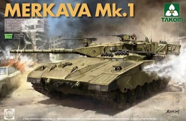 Scale model 1/35 Tank Merkava Mk.1 Takom 2078 детальное изображение Бронетехника 1/35 Бронетехника