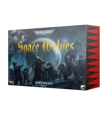 Game set Warhammer 40000: SPACE WOLVES ARMY SET (ENGLISH) детальное изображение Космические Волки Космические Десантники