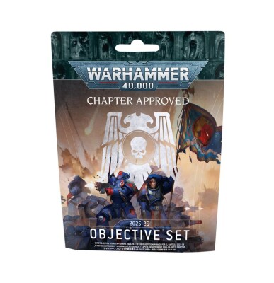 Warhammer 40000: CHAPTER APPROVED - OBJECTIVES SET 2025-26 детальное изображение Кодексы и правила Warhammer Художественная литература