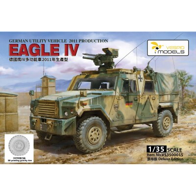 Збірна модель 1/35 Німецький автомобіль Eagle IV (2011) Deluxe Edition Vespid Models VS350001S детальное изображение Автомобили 1/35 Автомобили