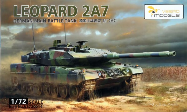 Збірна модель 1/72 Танк Леопард 2A7 Vespid Models VS720014 детальное изображение Бронетехника 1/72 Бронетехника