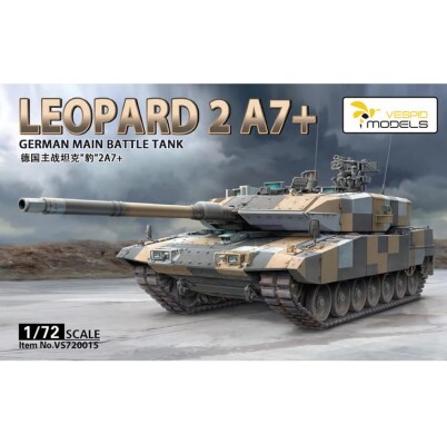 Збірна модель 1/72 Танк Леопард 2A7+ Vespid Models VS720015 детальное изображение Бронетехника 1/72 Бронетехника