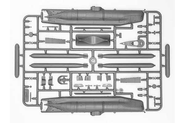 U-Boat Type XXVIIB “Seehund” (early) WWII German Midget Submarine детальное изображение Подводный флот Флот