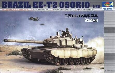 Збірна модель 1/35 Бразильський танк EE-T1 Trumpeter 00333 детальное изображение Бронетехника 1/35 Бронетехника