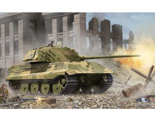 Збірна модель 1/35 Німецький танк Е-75 (75-100 тонн) Trumpeter 01538 детальное изображение Бронетехника 1/35 Бронетехника