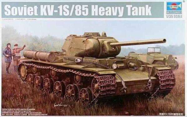 Сборная модель 1/35 Советский тяжелый танк КВ-1С/85 Trumpeter 01567 детальное изображение Бронетехника 1/35 Бронетехника