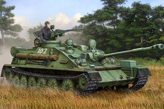 Збірна модель 1/35 Самохідна артилерійська установка АСУ-85 (обр. 1970) Trumpeter 01589 детальное изображение Артиллерия 1/35 Артиллерия