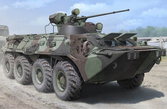 Scale model 1/35 BTR-80A Trumpeter 01595 детальное изображение Бронетехника 1/35 Бронетехника