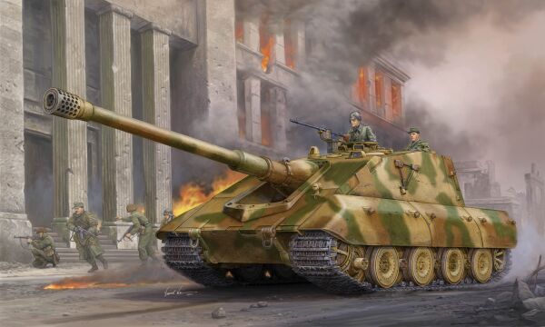 Збірна модель 1/35 Німецький танк StuG E-100 Trumpeter 01596 детальное изображение Бронетехника 1/35 Бронетехника