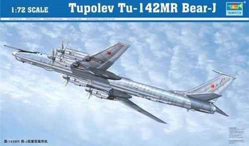 Сборная модель1/72 Советский самолет Туполев Ту-142МР Bear- J Трумпетер 01609 детальное изображение Самолеты 1/72 Самолеты
