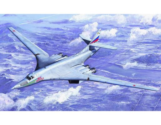 Scale model 1/72 Bomber Tu-160 Trumpeter 05597 детальное изображение Самолеты 1/72 Самолеты