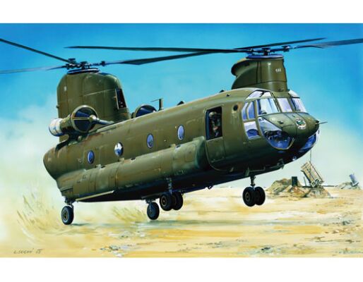 Scale model 1/72  American helicopter CH-47D CHINOOK Trumpeter 01622 детальное изображение Вертолеты 1/72 Вертолеты