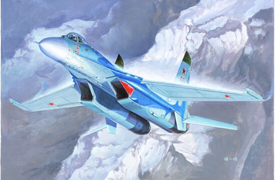 Збірна модель 1/72 Винищувач Су-27 &quot;Flanker-B&quot; Trumpeter 01660 детальное изображение Самолеты 1/72 Самолеты