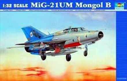 Збірна модель літака МіГ-21УМ Монгол В детальное изображение Самолеты 1/32 Самолеты
