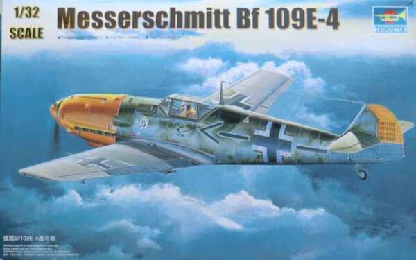 Збірна модель літака Messerschmitt Bf 109E-4 детальное изображение Самолеты 1/32 Самолеты