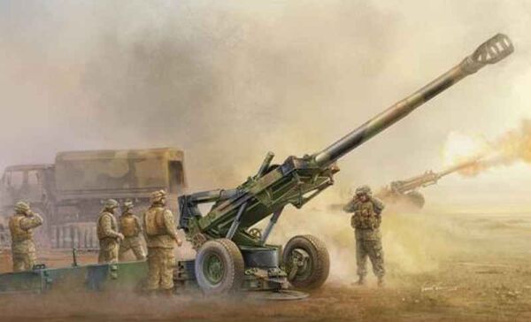 Scale model 1/35 M198 Medium Towed Howitzer late Trumpeter 02319 детальное изображение Артиллерия 1/35 Артиллерия