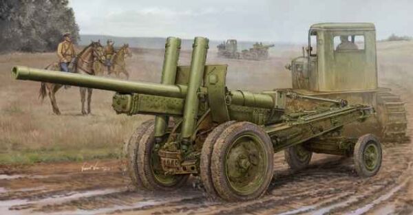 Scale model 1/35 of the Soviet 122mm A-19 cannon Trumpeter 02325 детальное изображение Артиллерия 1/35 Артиллерия