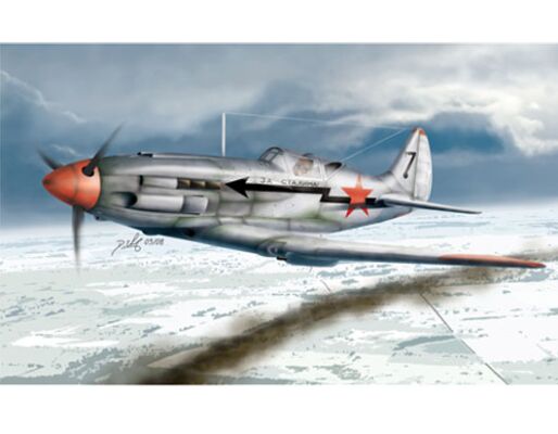 Збірна модель 1/48 Радянський винищувач МіГ-3 пізнього типу Trumpeter 02830 детальное изображение Самолеты 1/48 Самолеты