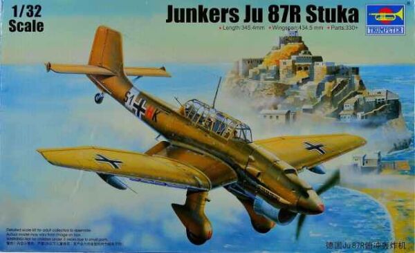 Пикирующий бомбардировщик Junkers Ju-87R Stuka детальное изображение Самолеты 1/32 Самолеты