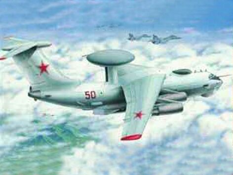 Scale model 1/144 Airplane Ilyushin A-50 Trumpeter 03903 детальное изображение Самолеты 1/144 Самолеты