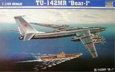 Scale model 1/144 TU-142MR&quot;Bear-J&quot; Trumpeter 03905 детальное изображение Самолеты 1/144 Самолеты