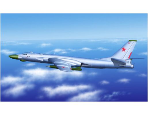 Сборная модель 1/144 Бомбардировщик Ту-16К-10 Badger C Трумпетер 03908 детальное изображение Самолеты 1/144 Самолеты