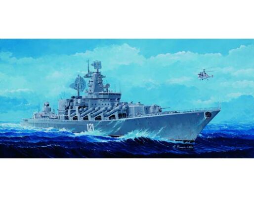 Сборная модель крейсера &quot;москва&quot; детальное изображение Флот 1/350 Флот
