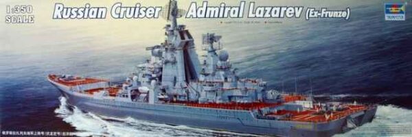 Сборная модель 1/350 Ракетний крейсер Адмирал Лазарев Ex-Frunze Трумпетер 04521 детальное изображение Флот 1/350 Флот