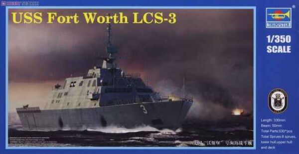 Сборная модель 1/350 USS Fort Worth (LCS-3) Трумпетер 04553 детальное изображение Флот 1/350 Флот