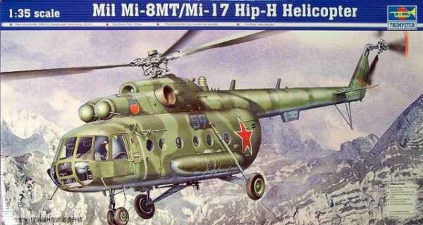 Сборная модель вертолета Mil Mi-17 Hip-H детальное изображение Вертолеты 1/35 Вертолеты