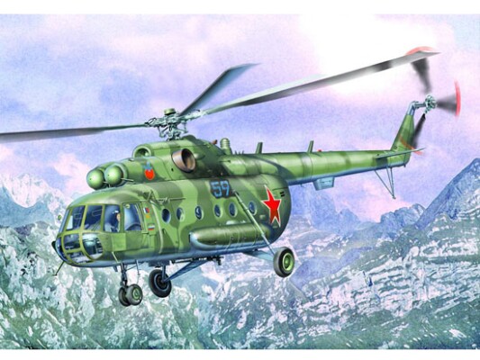 Scale model 1/35 Helicopter Mi-17 Hip-H Trumpeter 05102 детальное изображение Вертолеты 1/35 Вертолеты