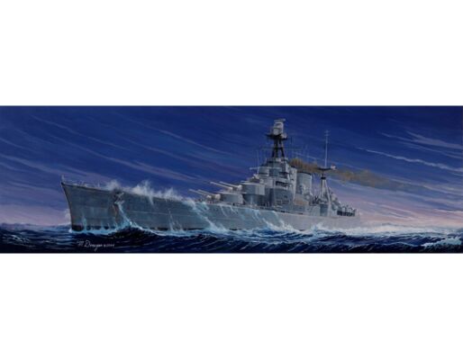Сборная модель 1/350 Линейный крейсер HMS Hood Трумпетер 05302  детальное изображение Флот 1/350 Флот