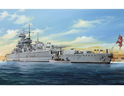 Збірна модель 1/350 Німецький лінкор Admiral Graf Spee Trumpeter 05316 детальное изображение Флот 1/350 Флот