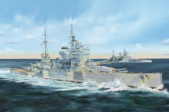 Збірна модель 1/350 Лінкор HMS Queen Elizabeth Trumpeter 05324 детальное изображение Флот 1/350 Флот