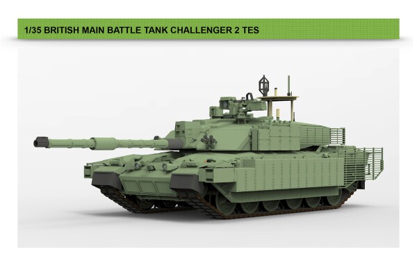 Збірна модель 1/35 Танк Challenger 2 TES RFM RM-5039 детальное изображение Бронетехника 1/35 Бронетехника