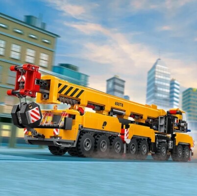 Конструктор LEGO City Желтый передвижной кран 60409 детальное изображение City Lego