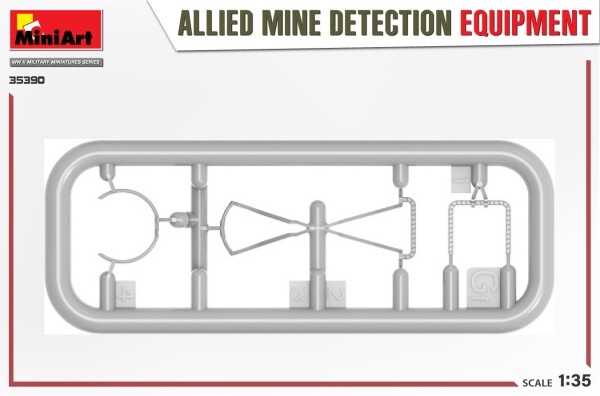 Set 1/35 Allied Mine Detection Equipment Miniart 35390 детальное изображение Аксессуары Диорамы