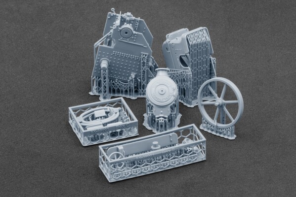 3D-печатная масштабная модель 1/35 1901 Burrell Compound Traction Engine ScaleX SX-35001 детальное изображение Тракторы Гражданская техника