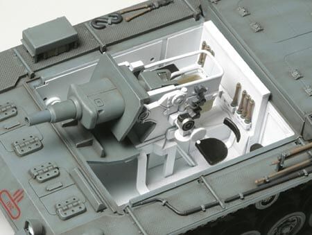 Сборная модель 1/35 Немецкая САУ Sturmgeschütz III AUSF.B Тамия 35281 детальное изображение Бронетехника 1/35 Бронетехника