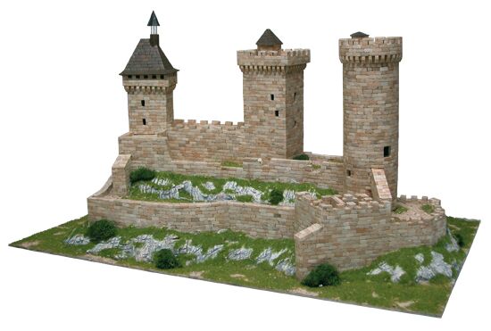 Ceramic construction set - Foix castle (CHÂTEAU DE FOIX) детальное изображение Керамический конструктор  Конструкторы