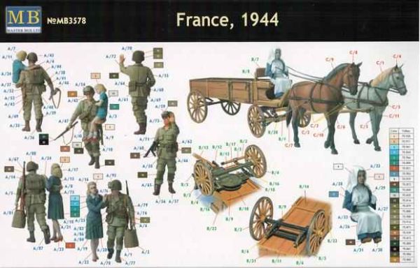 Франция 1944 детальное изображение Фигуры 1/35 Фигуры