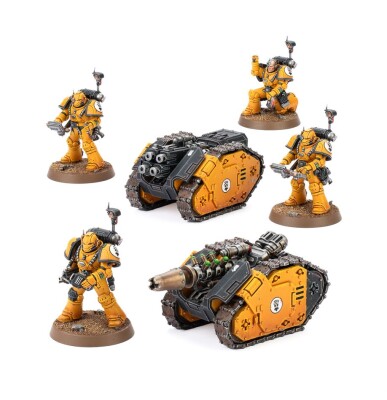 Игровой набор Warhammer 40000 - THE HORUS HERESY: LEGIONES ASTARTES - RAPIER QUAD HEAVY BOLTERS детальное изображение Ересь Хоруса WARHAMMER 40,000