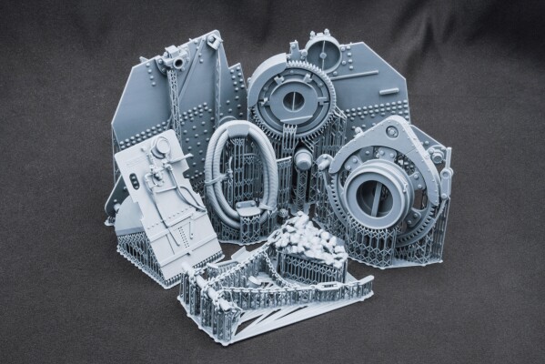 3D-печатная масштабная модель 1/16 1901 Burrell Compound Traction Engine ScaleX SX-16001 детальное изображение Гражданская техника 
