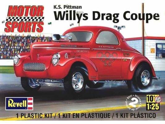Willys Drag Coupe детальное изображение Автомобили 1/25 Автомобили