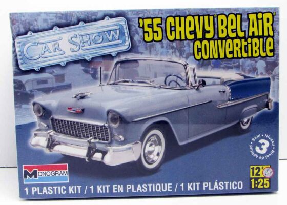 Chevy Bel Air Conv  детальное изображение Автомобили 1/25 Автомобили