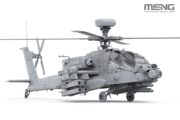 Збірна модель 1/35 важкий ударний вертоліт AH-64D Saraf (ВПС Ізраїлю) Meng QS-005 детальное изображение Вертолеты 1/35 Вертолеты