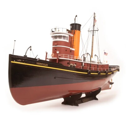 Scale wooden model 1/50 Tugboat Hercules OcCre 61002 детальное изображение Корабли Модели из дерева