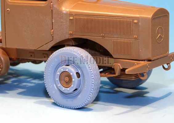  WW2 German L4500 R Maultier Wheel set 2  детальное изображение Смоляные колёса Афтермаркет