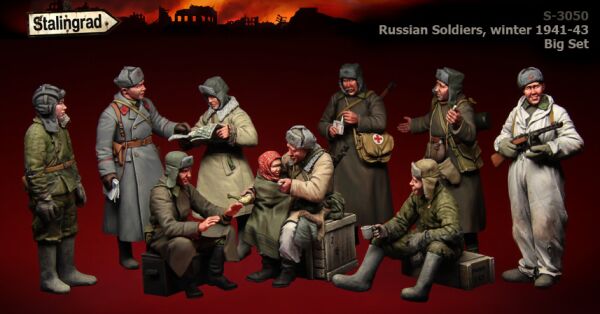 Russian Soldiers,winter 1941-43 детальное изображение Фигуры 1/35 Фигуры